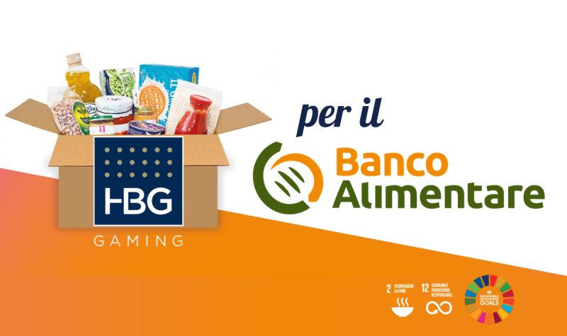 HBG Gaming insieme al Banco Alimentare del Lazio a sostegno delle persone in difficoltà HBG Gaming insieme al Banco Alimentare del Lazio a sostegno delle persone in difficoltà