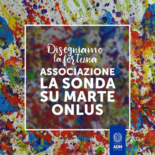 Lotteria Italia, “Disegniamo la fortuna”: Adm presenta “La Sonda su Marte Onlus” Lotteria Italia, “Disegniamo la fortuna”: Adm presenta “La Sonda su Marte Onlus”
