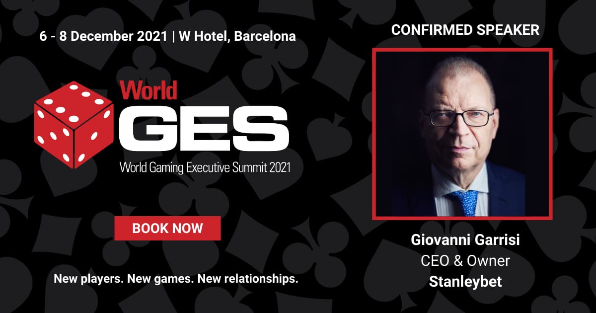 Giochi: Giovanni Garrisi (Ceo Stanleybet) relatore domani al World Gaming Executive Summit di Barcellona Giochi: Giovanni Garrisi (Ceo Stanleybet) relatore domani al World Gaming Executive Summit di Barcellona