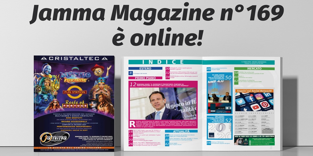 Jamma Magazine 169 è pronto per la distribuzione Magazine