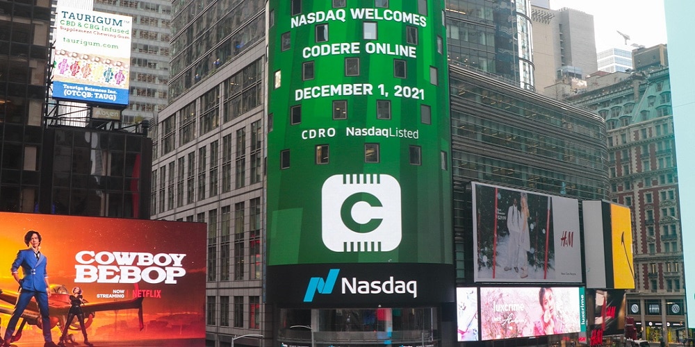 Codere Online suona la campana al Nasdaq Codere Online suona la campana al Nasdaq