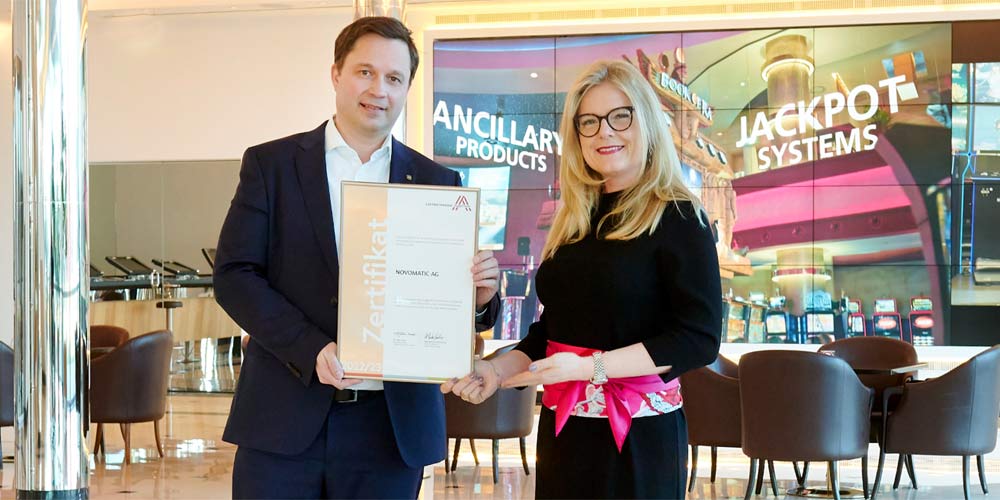 Novomatic premiata per la quarta volta consecutiva come azienda leader austriaca NOVOMATIC Johannes Gratzl