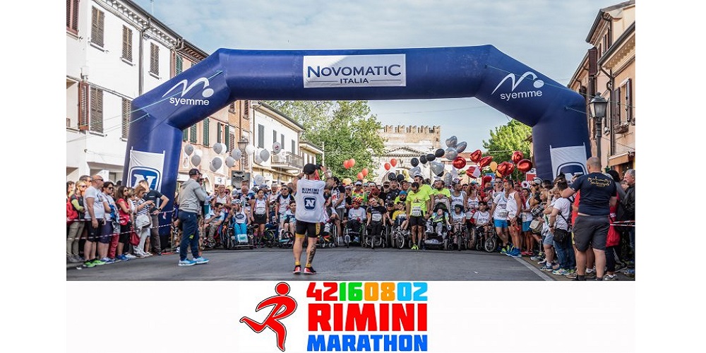 Novomatic Italia torna a correre… la Rimini Marathon Novomatic Italia torna a correre… la Rimini Marathon