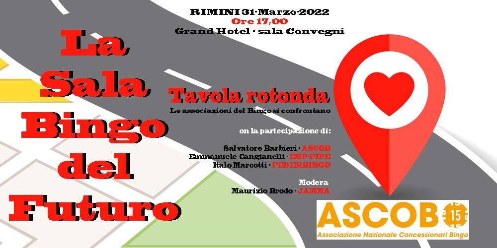 “La Sala Bingo del Futuro”, le associazioni si confrontano Convegno ASCOB