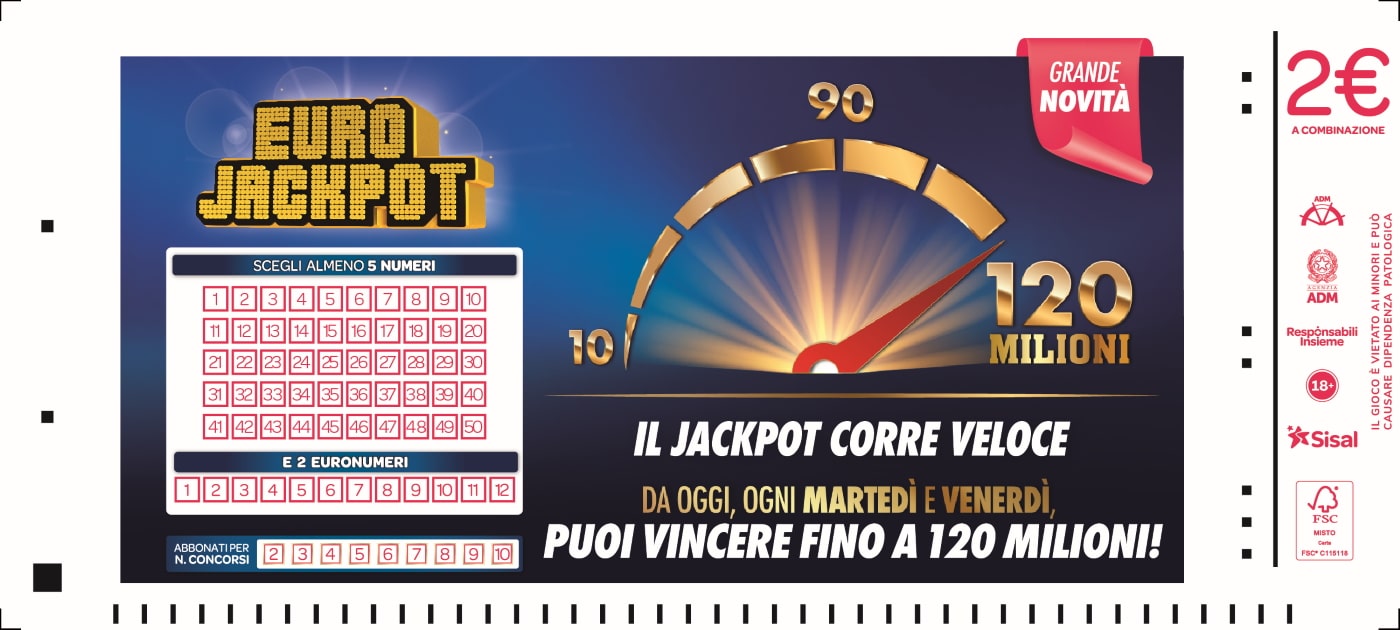 Eurojackpot, ritirata la vincita record da oltre 2,6 milioni di euro realizzata a Brindisi: la storia di “Valentino Rossi” e il sogno diventato realtà Eurojackpot