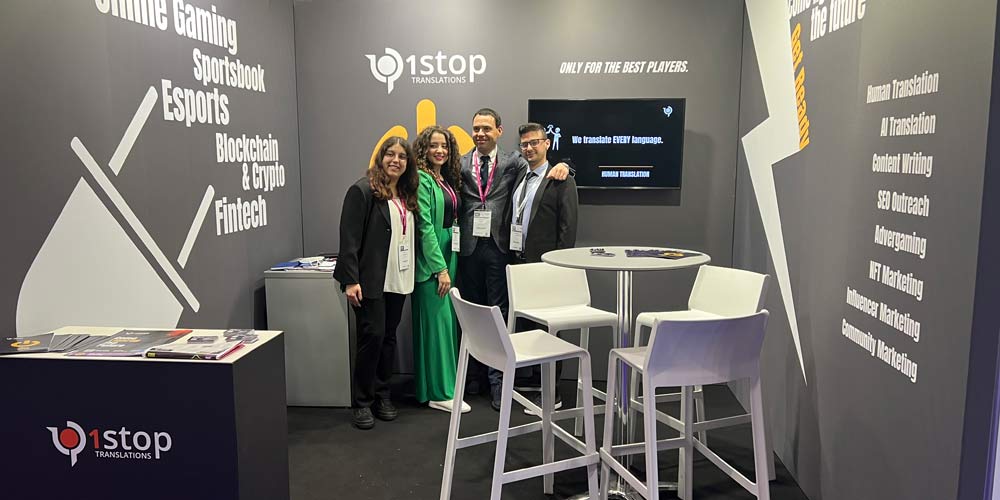 1Stop Translations: successo ad ICE London 2022 1 Stop