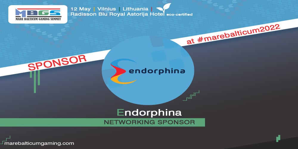 Endorphina sarà sponsor ufficiale del Networking Break al MARE BALTICUM Gaming Summit 2022 a Vilnius MBGS22