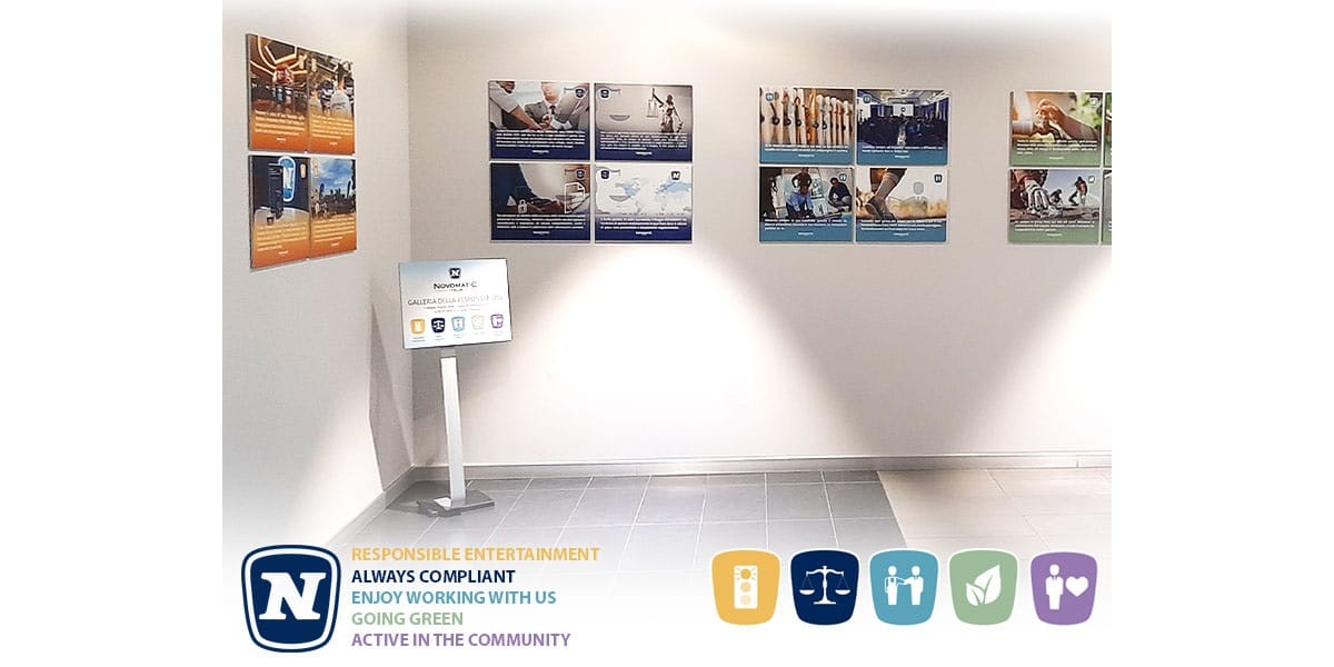 NOVOMATIC Italia inaugura la Galleria della Responsabilità NOVOMATIC Italia inaugura la Galleria della Responsabilità