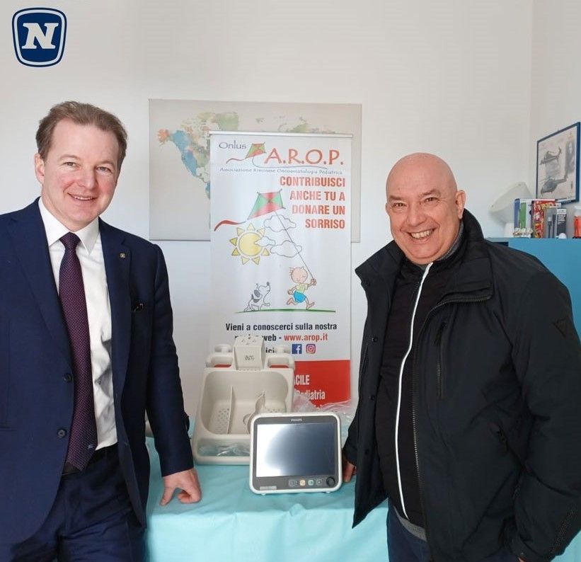 NOVOMATIC Italia: operativo il monitor multifunzione donato al reparto di Oncoematologia Pediatrica dell’Ospedale Infermi di Rimini NOVOMATIC Italia: operativo il monitor multifunzione donato al reparto di Oncoematologia Pediatrica dell’Ospedale Infermi di Rimini