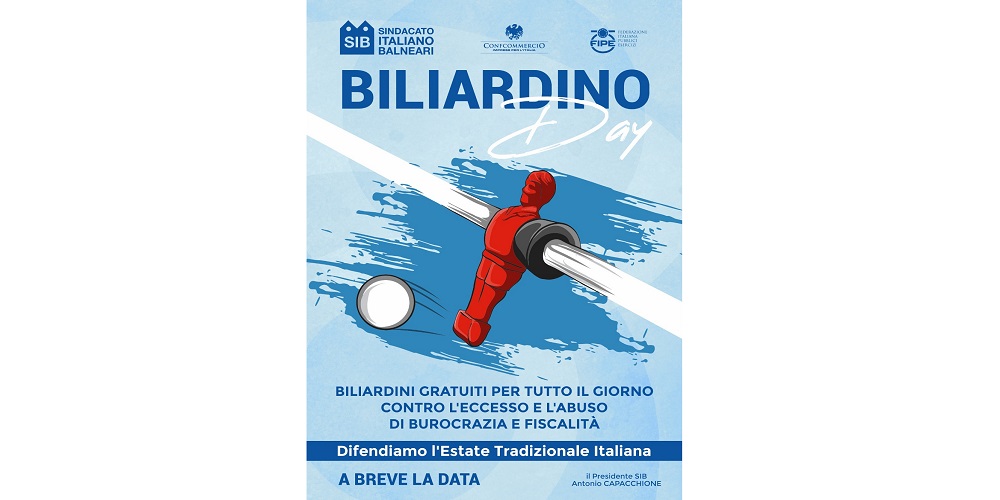 Estate: il Sindacato Italiano Balneari lancia il “biliardino day” Estate: il Sindacato Italiano Balneari lancia il “biliardino day”