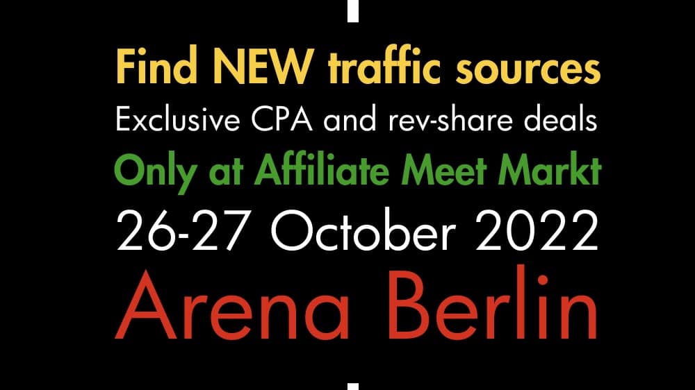 Affiliate Meet Markt, il NUOVISSIMO evento di 3.000 persone per iGB Affiliate a Berlino Affiliate Meet Markt, il NUOVISSIMO evento di 3.000 persone per iGB Affiliate a Berlino