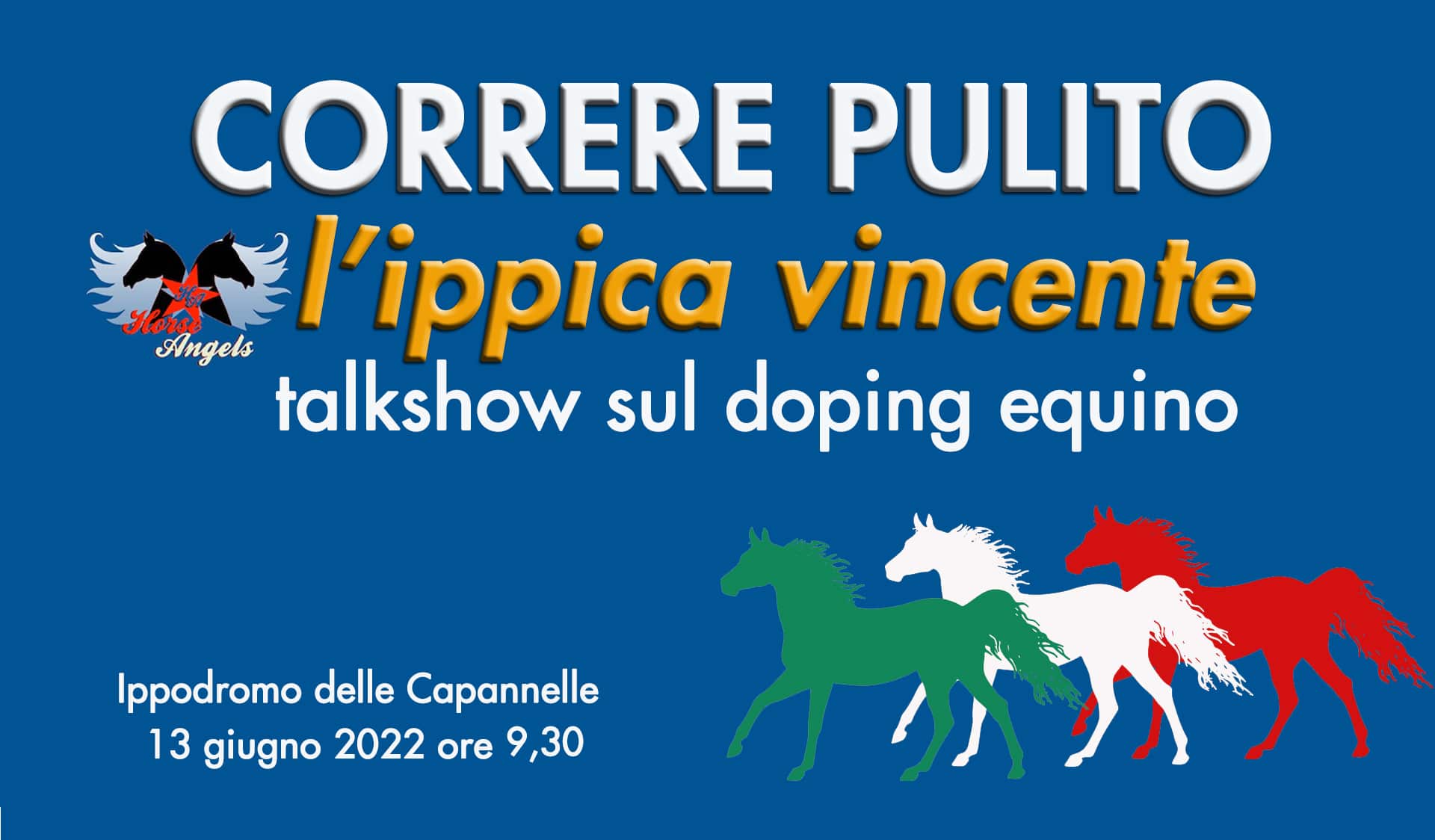 “Correre pulito”, lunedì talk show sul doping equino a Capannelle “Correre pulito”, lunedì talk show sul doping equino a Capannelle