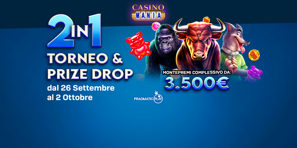 Doppia promo di Pragmatic Play su CasinoMania Doppia promo di Pragmatic Play su CasinoMania