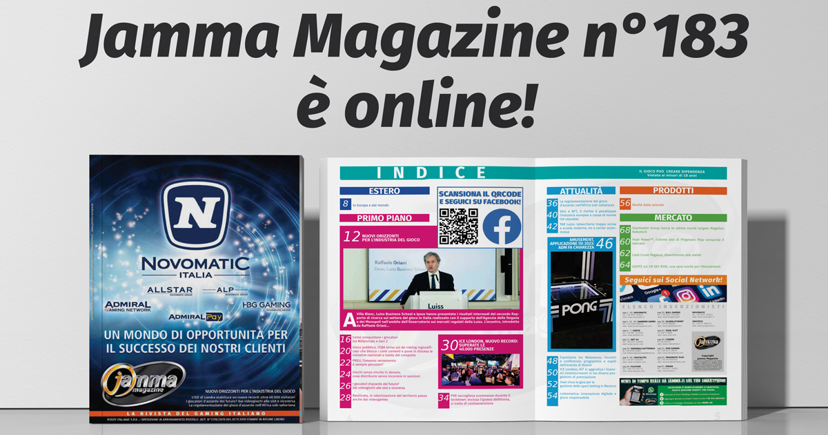 Jamma Magazine, pronta l’edizione di marzo 2023 Jamma Magazine, pronta l’edizione di marzo 2023