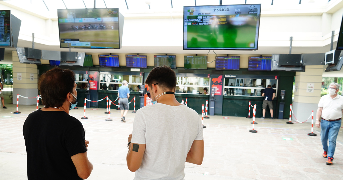 Ippica nazionale, a febbraio in calo le puntate totali Agenzia ippica San Siro