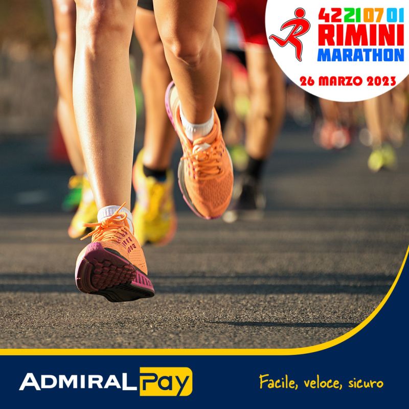 ADMIRAL Pay, fervono i preparativi per la Rimini Marathon ADMIRAL Pay, fervono i preparativi per la Rimini Marathon