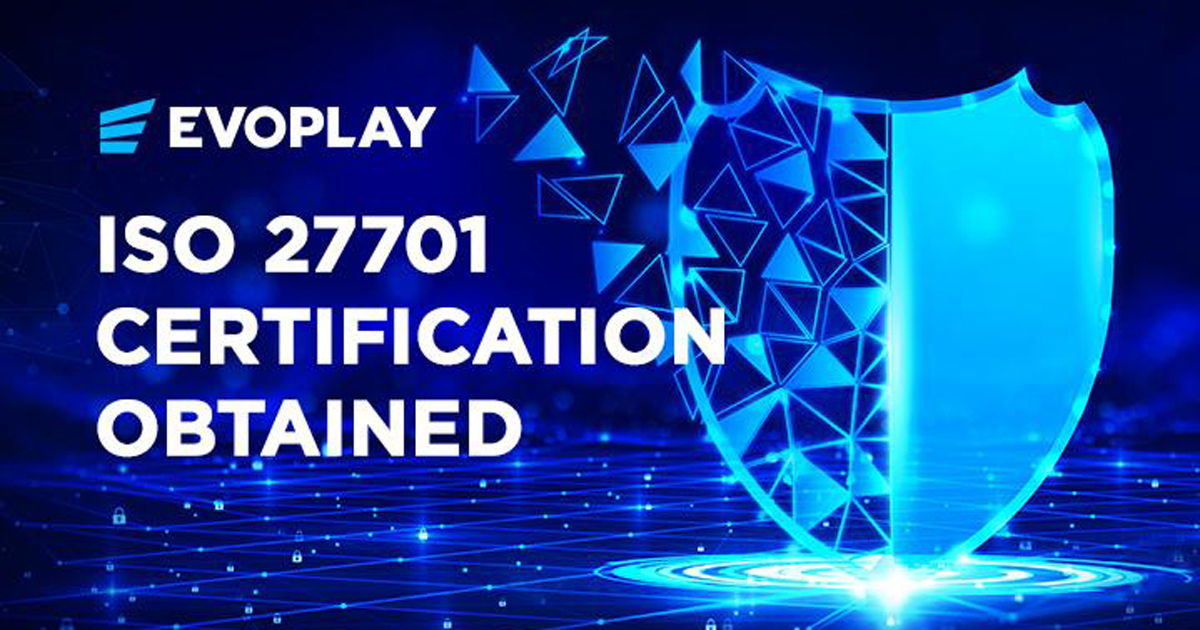 Evoplay festeggia un nuovo livello di protezione con la certificazione ISO 27701 Evoplay Certificazione ISO