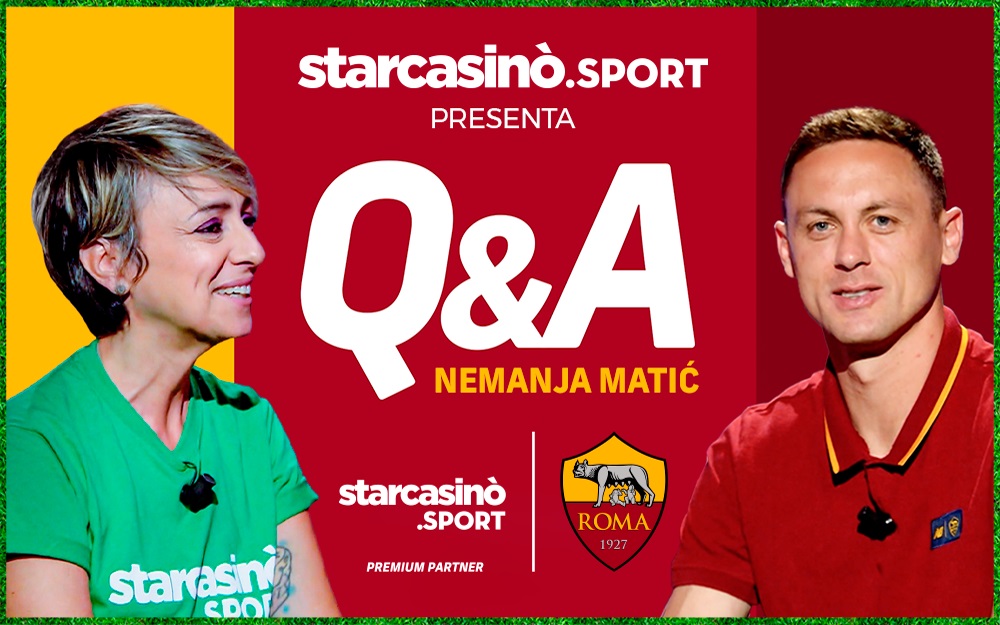Nemanja Matic intervistato da StarCasinò Sport: “I tifosi della Roma sono i migliori d’Italia. La maglia numero 8? Ho lasciato la 21 a Dybala” Nemanja Matic intervistato da StarCasinò Sport: “I tifosi della Roma sono i migliori d’Italia. La maglia numero 8? Ho lasciato la 21 a Dybala”