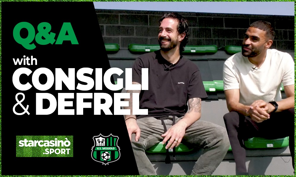 Andrea Consigli e Grégoire Defrel ai microfoni di StarCasinò Sport: “Facciamo il mestiere più bello del mondo, ma per restare ad alti livelli bisogna avere passione. Vi sveliamo il nostro 5vs5” Andrea Consigli e Grégoire Defrel ai microfoni di StarCasinò Sport: “Facciamo il mestiere più bello del mondo, ma per restare ad alti livelli bisogna avere passione. Vi sveliamo il nostro 5vs5”