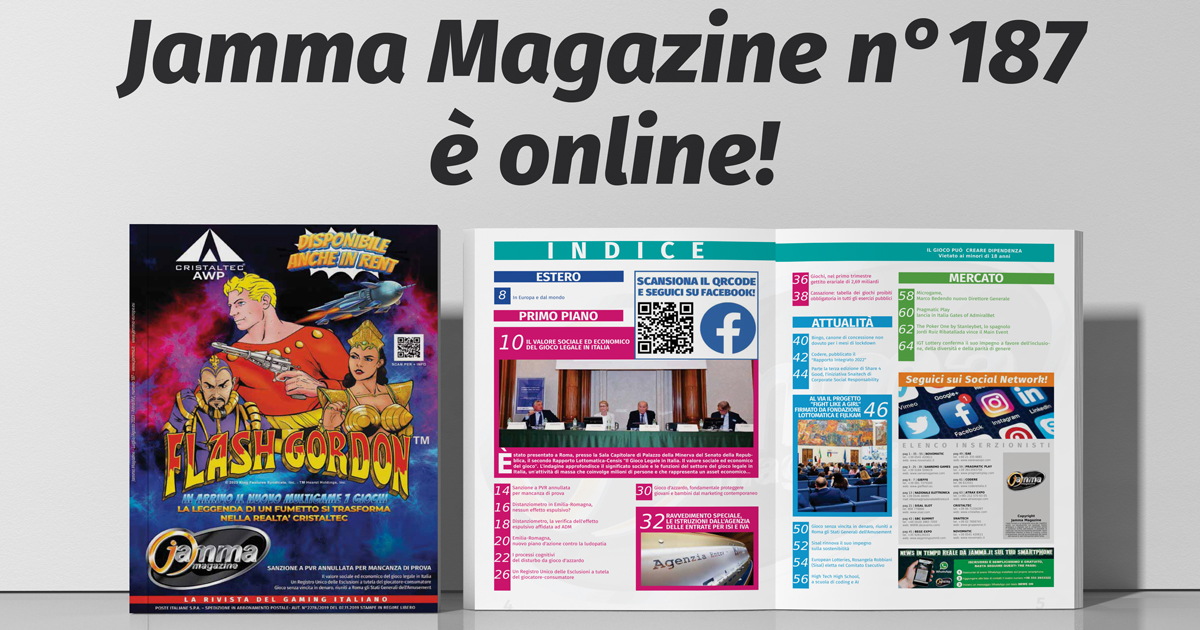 Jamma Magazine 187 è pronto per la consultazione online Jamma Magazine 187 è pronto per la consultazione online