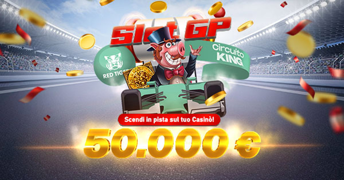 Slot GP di Microgame approda alla quinta tappa, si corre sul circuito King di Red Tiger Slot GP di Microgame approda alla quinta tappa, si corre sul circuito King di Red Tiger
