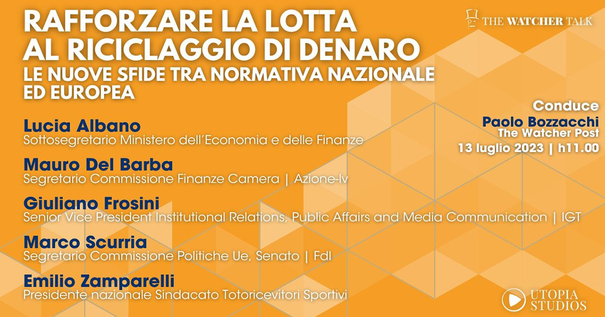 Rafforzare la lotta al riciclaggio di denaro: le nuove sfide tra normativa nazionale ed europea Rafforzare la lotta al riciclaggio di denaro: le nuove sfide tra normativa nazionale ed europea