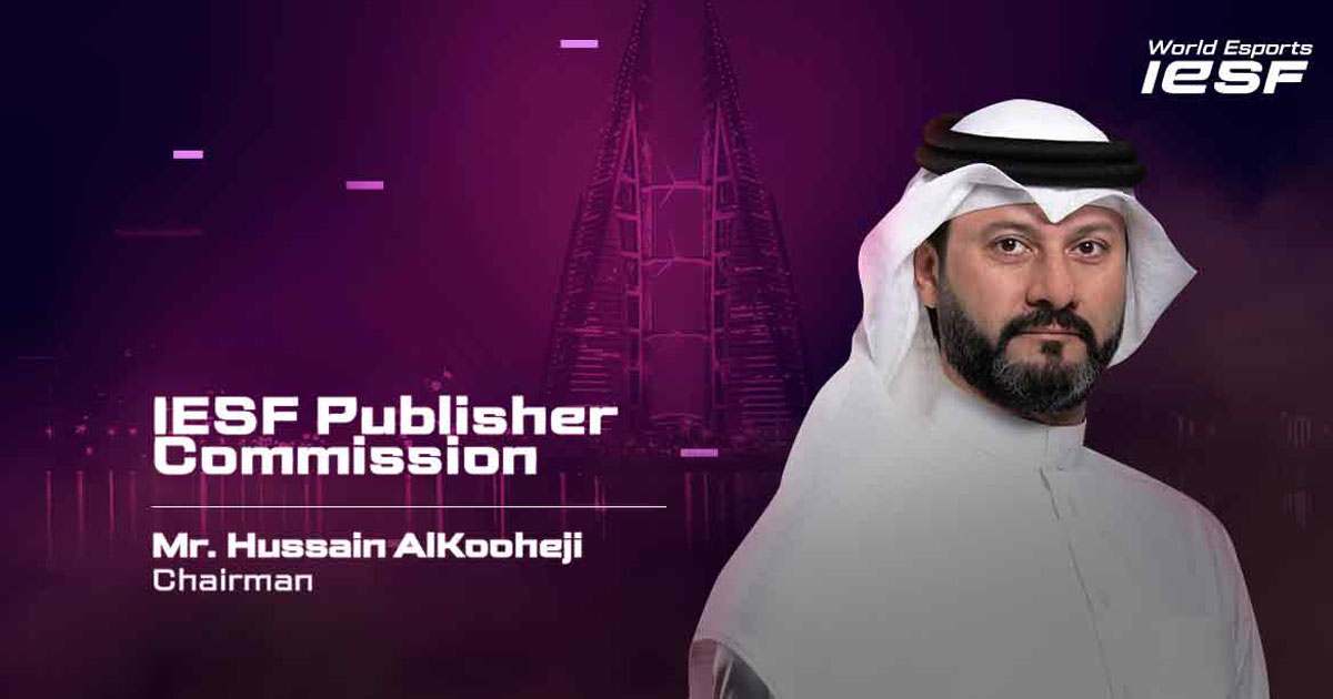 Esports, Hussain AlKooheji presidente esecutivo della IESF Publishers Commission Esports, Hussain AlKooheji presidente esecutivo della IESF Publishers Commission