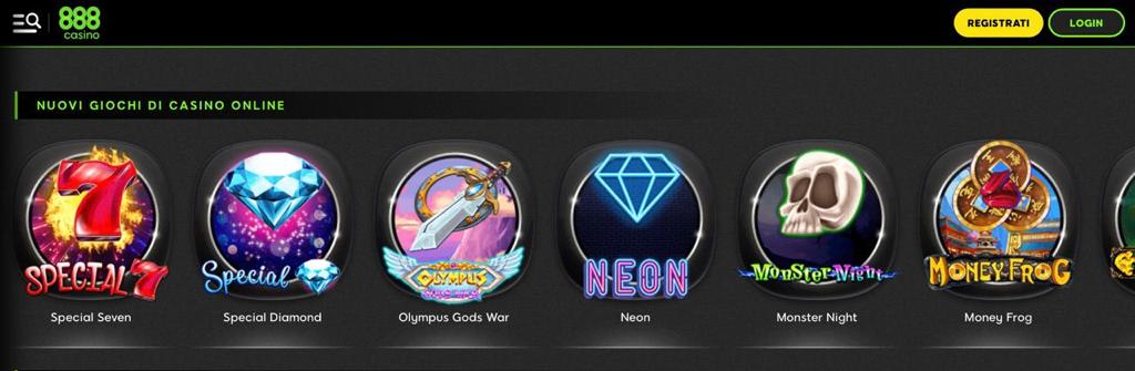 Nazionale Elettronica, nuovo set di giochi sul casinò online di 888.it Nazionale Elettronica, nuovo set di giochi sul casinò online di 888.it