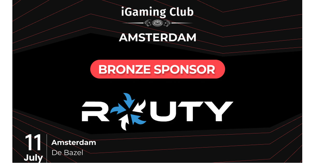 Routy Bronze Sponsor all’iGaming Club Amsterdam 2023 Routy Bronze Sponsor all’iGaming Club Amsterdam 2023