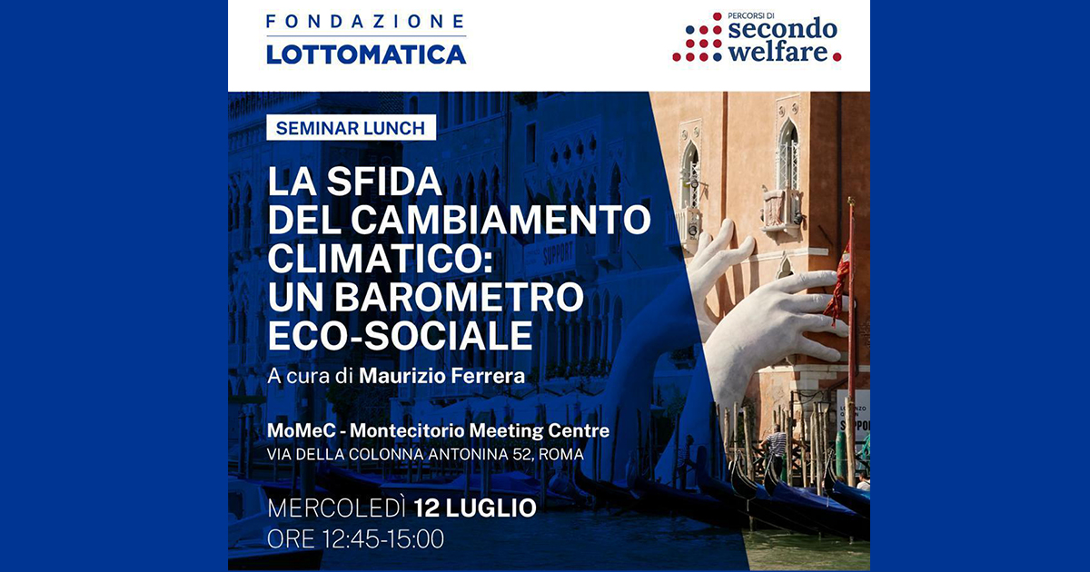 Mutamento climatico, più di un italiano su tre lo ha sperimentato nel proprio quartiere quest’anno Mutamento climatico, più di un italiano su tre lo ha sperimentato nel proprio quartiere quest’anno
