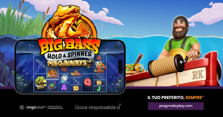 Pragmatic Play celebra la decima pesca con Big Bass Hold & Spinner Megaways™: la slot disponibile per il mercato italiano in esclusiva su StarCasinò dal 4 al 28 settembre Pragmatic Play celebra la decima pesca con Big Bass Hold & Spinner Megaways™: la slot disponibile per il mercato italiano in esclusiva su StarCasinò dal 4 al 28 settembre