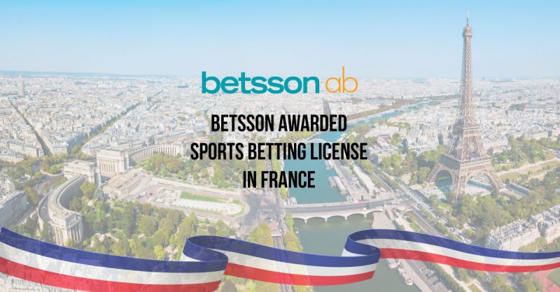 Francia, Betsson Group ottiene licenza per le scommesse sportive Francia, Betsson Group ottiene licenza per le scommesse sportive