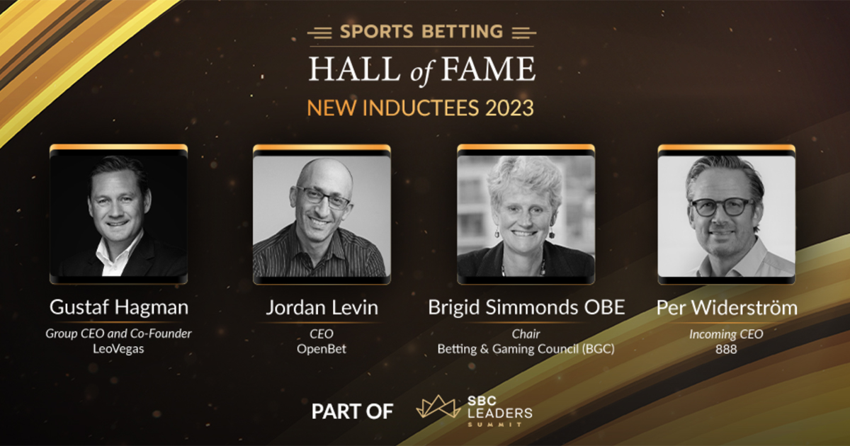 SBC onorerà quattro pionieri del settore nella Hall of Fame Class of 2023 SBC onorerà quattro pionieri del settore nella Hall of Fame Class of 2023