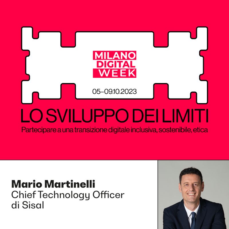 Milano Digital Week 2023, Martinelli (Sisal) partecipa al panel “Metaverso – cosa c’è oltre la Keyword?” Milano Digital Week 2023, Martinelli (Sisal) partecipa al panel “Metaverso – cosa c’è oltre la Keyword?”