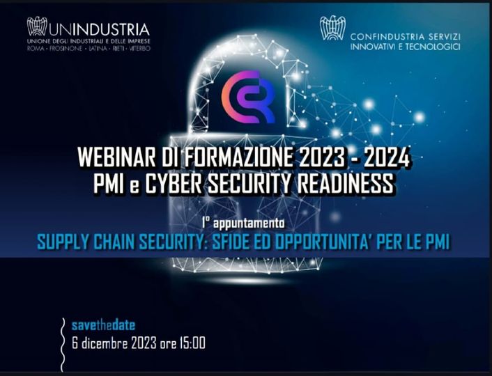 “PMI e Cyber Security Readiness”, AsTro: “Il 6 dicembre il primo webinar formativo” “PMI e Cyber Security Readiness”, AsTro: “Il 6 dicembre il primo webinar formativo”