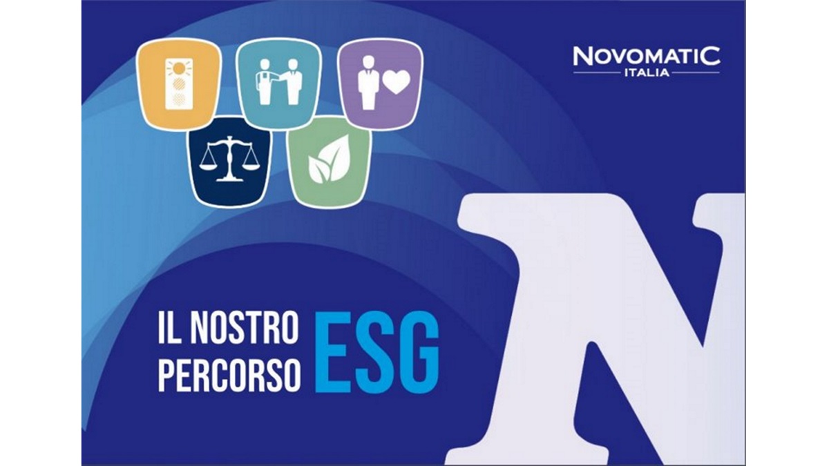 NOVOMATIC Italia guarda al futuro raccontando il suo percorso ESG NOVOMATIC Italia guarda al futuro raccontando il suo percorso ESG