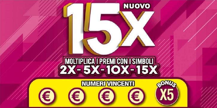 Gratta e Vinci, arriva “Nuovo 15X”: premi fino a 200mila euro Gratta e Vinci, arriva “Nuovo 15X”: premi fino a 200mila euro