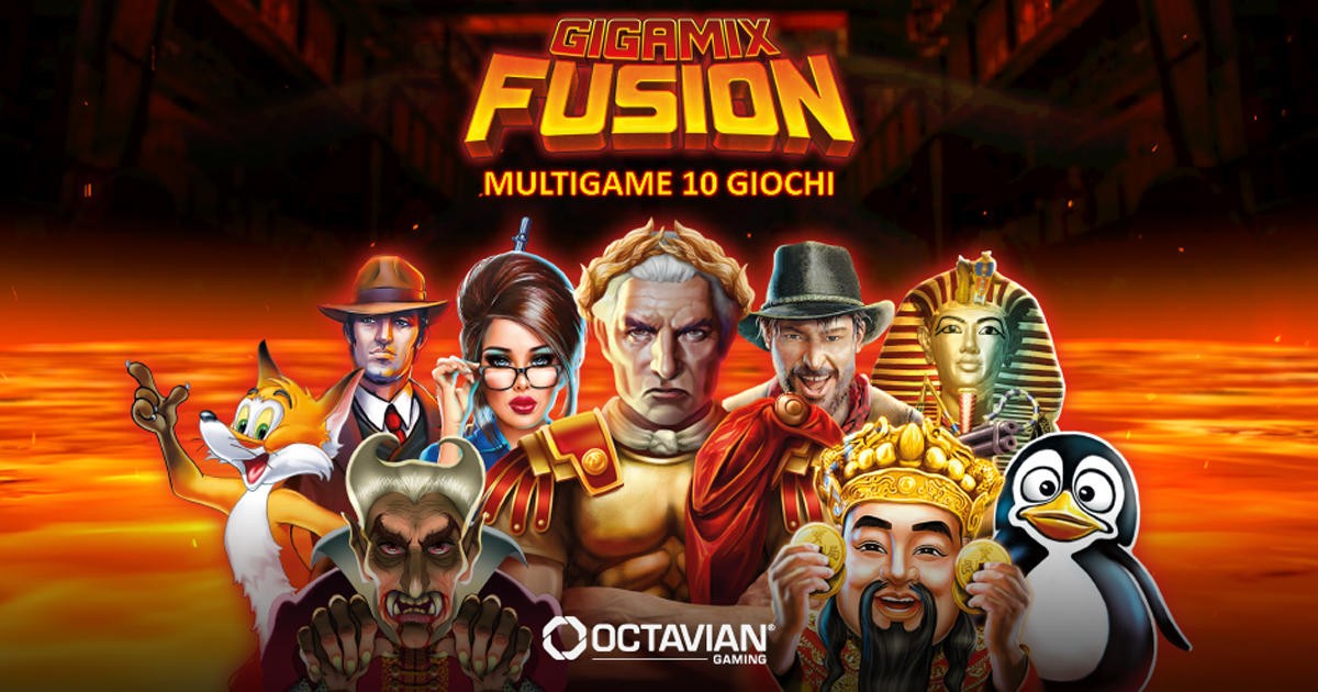 Octavian Gaming amplia la linea di multigame a 10 giochi con “Gigamix Fusion” Octavian Gaming amplia la linea di multigame a 10 giochi con “Gigamix Fusion”