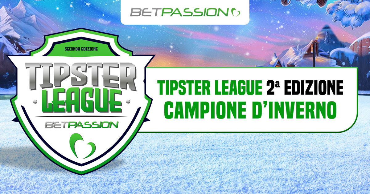 Betpassion Tipster League, il Campione d’Inverno vince 1.000€ Betpassion Tipster League, il Campione d’Inverno vince 1.000€