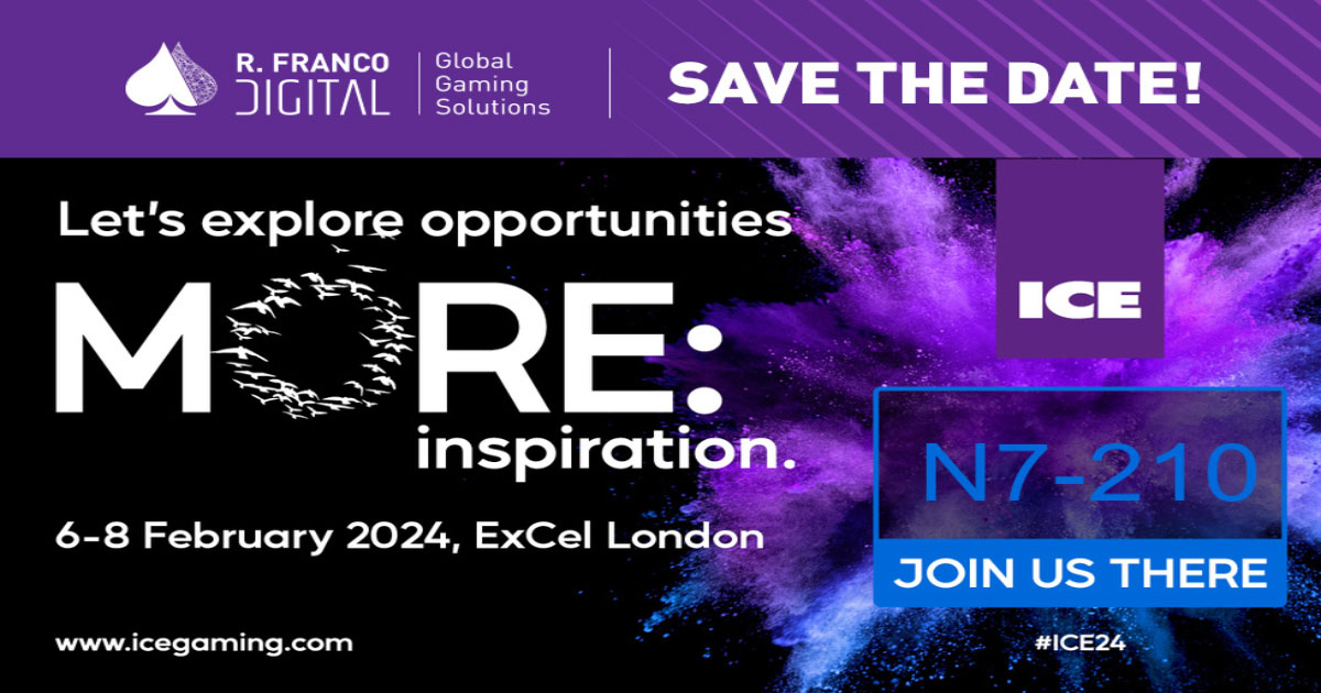 ICE London 2024, R. Franco Digital presenterà il suo catalogo di giochi ICE London 2024, R. Franco Digital presenterà il suo catalogo di giochi