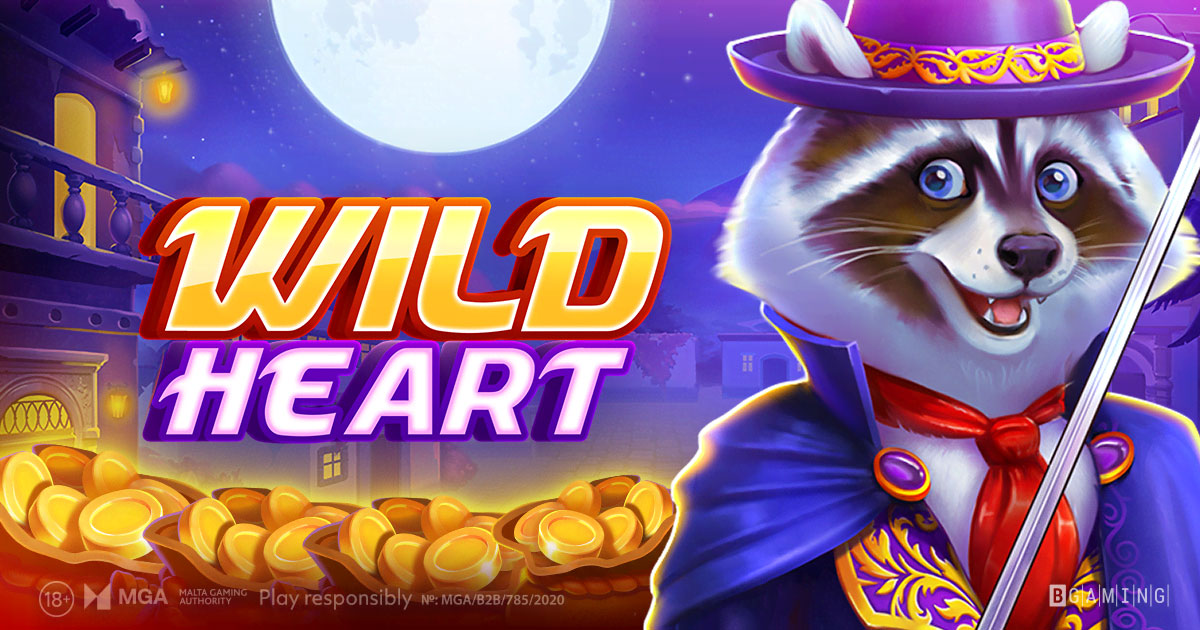 Un carismatico procione protagonista di Wild Heart, la slot di BGaming a tema messicano Un carismatico procione protagonista di Wild Heart, la slot di BGaming a tema messicano