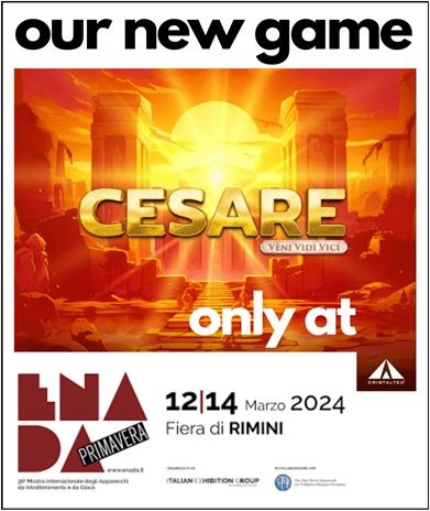 Cristaltec a Enada Primavera con il nuovo gioco Cesare – Veni Vidi Vici Cristaltec a Enada Primavera con il nuovo gioco Cesare – Veni Vidi Vici