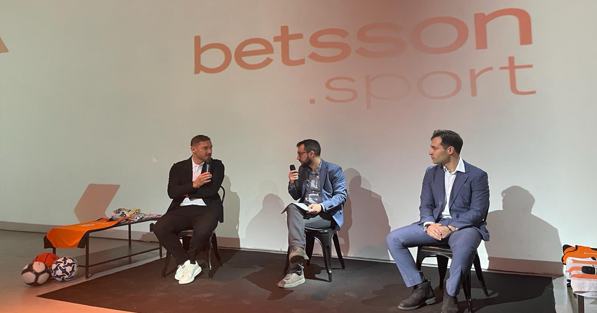 Betsson.Sport, nasce la nuova piattaforma di infotainment sportivo con Totti testimonial (VIDEO) Betsson.Sport, nasce la nuova piattaforma di infotainment sportivo con Totti testimonial (VIDEO)