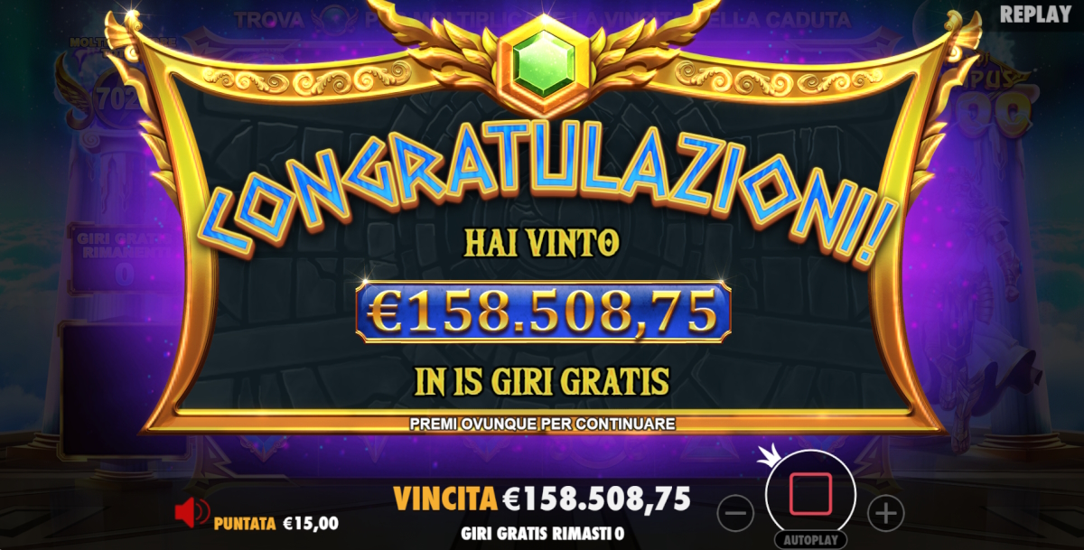 Pragmatic Play, il periodo d’oro della Gates of Olympus 1000 continua: maxi vincita da oltre 158mila euro Pragmatic Play, il periodo d’oro della Gates of Olympus 1000 continua: maxi vincita da oltre 158mila euro
