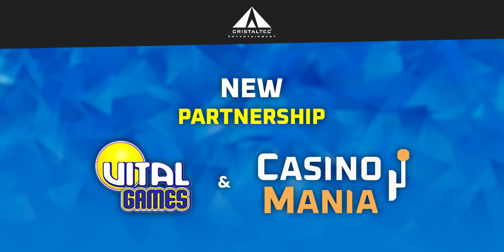 Nuova partnership di CasinoMania con Vitalgames Nuova partnership di CasinoMania con Vitalgames