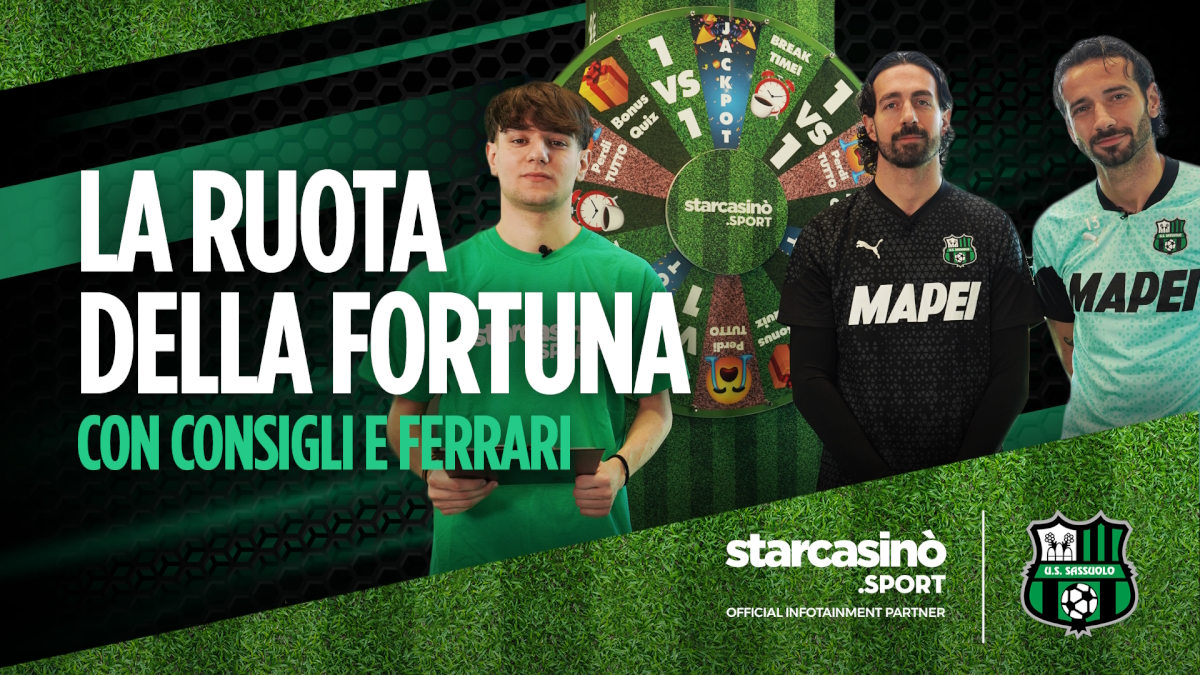 Il Mapei Football Center ospita una sfida epica: Consigli contro Ferrari alla Ruota della Fortuna di StarCasinò Sport Il Mapei Football Center ospita una sfida epica: Consigli contro Ferrari alla Ruota della Fortuna di StarCasinò Sport
