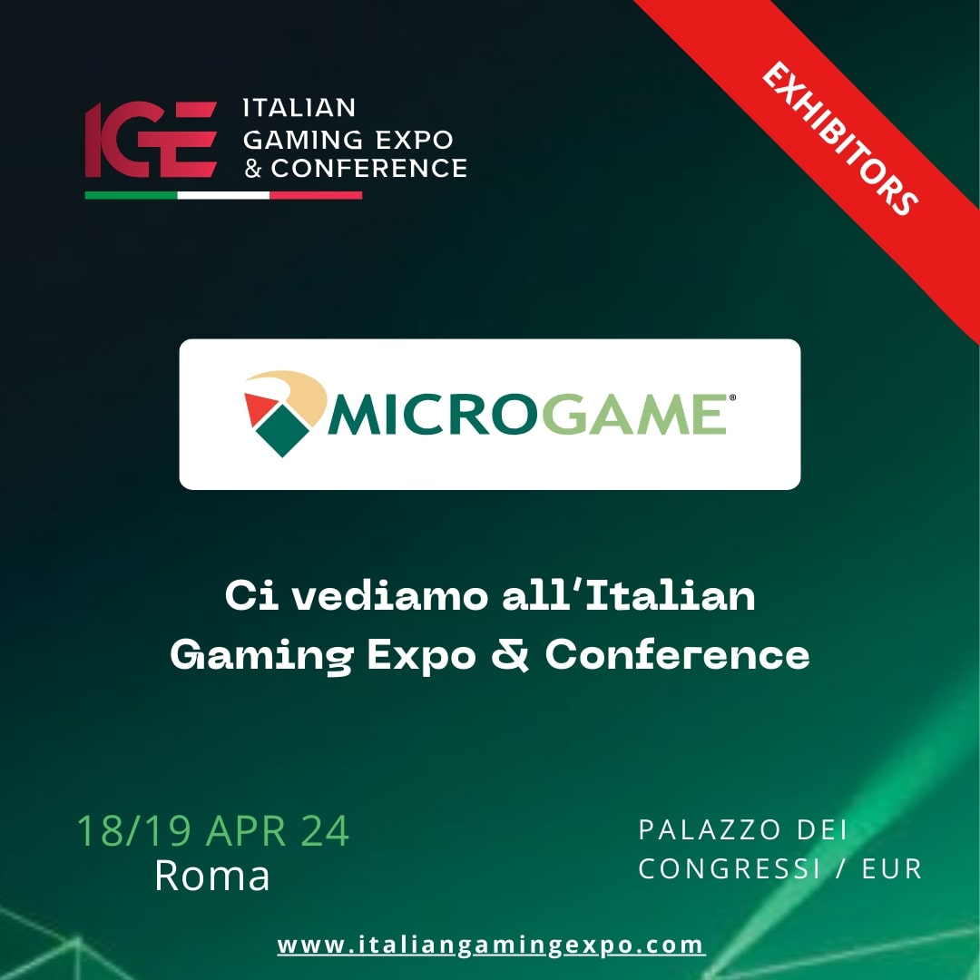 Microgame sponsor di Italian Gaming Expo Microgame sponsor di Italian Gaming Expo