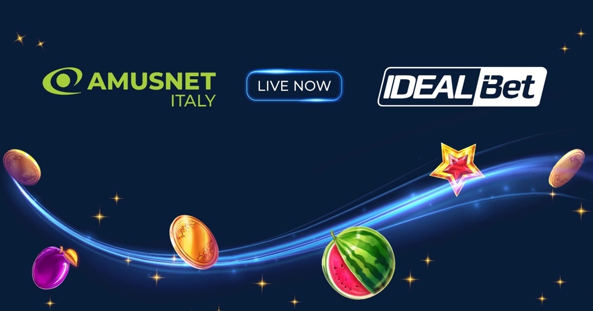 Amusnet continua la sua espansione in Italia: nuova partnership con IdealBet Amusnet continua la sua espansione in Italia: nuova partnership con IdealBet