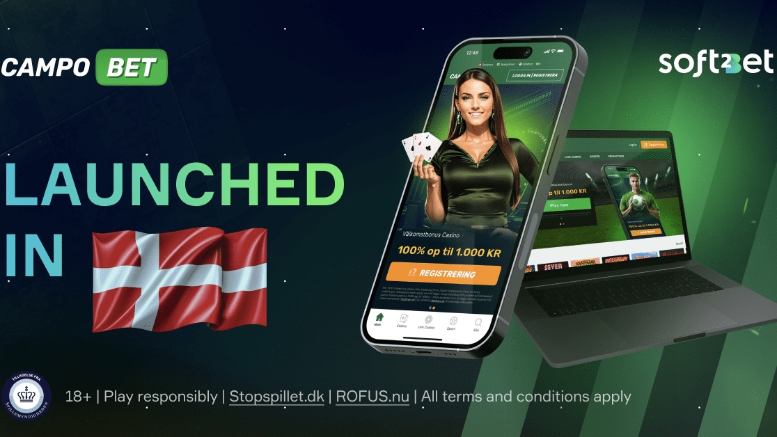 Soft2Bet presenta CampoBet.dk: il suo ultimo casinò e sportsbook in Danimarca Soft2Bet presenta CampoBet.dk: il suo ultimo casinò e sportsbook in Danimarca