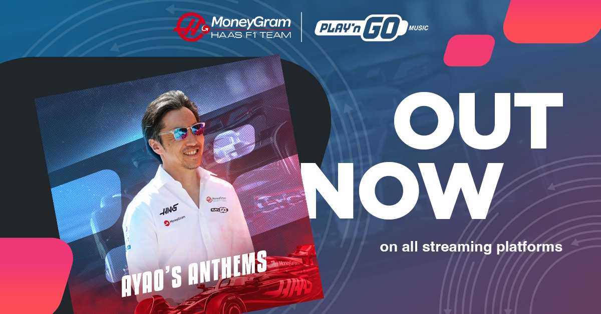 Play’n GO Music, al via collaborazione con il team di F1 MoneyGram Haas: Ayao Komatsu condividerà la sua playlist personale Play’n GO Music, al via collaborazione con il team di F1 MoneyGram Haas: Ayao Komatsu condividerà la sua playlist personale